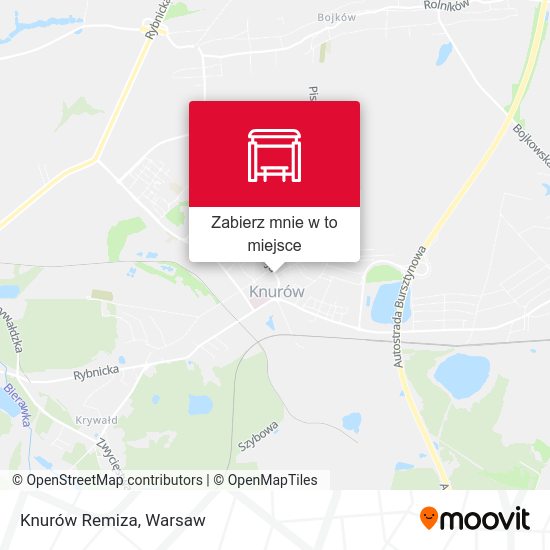 Mapa Knurów Remiza