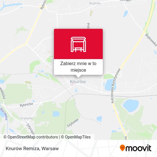 Mapa Knurów Remiza