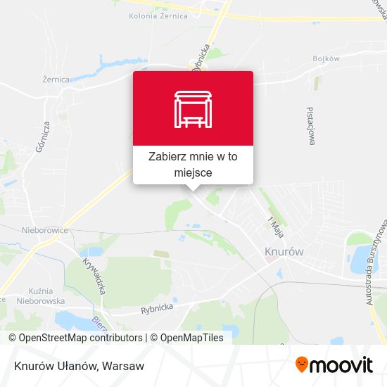 Mapa Knurów Ułanów