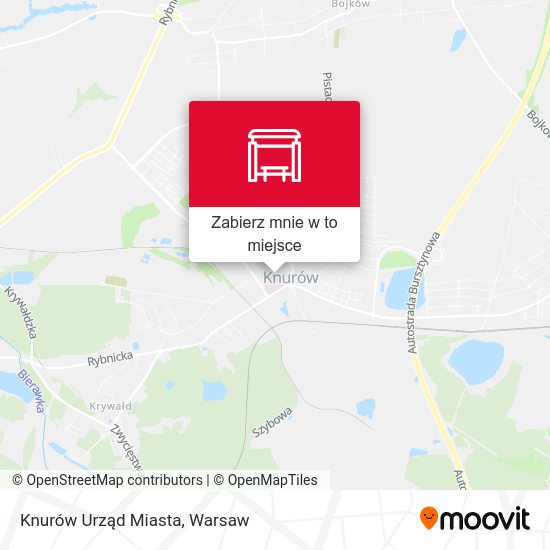 Mapa Knurów Urząd Miasta