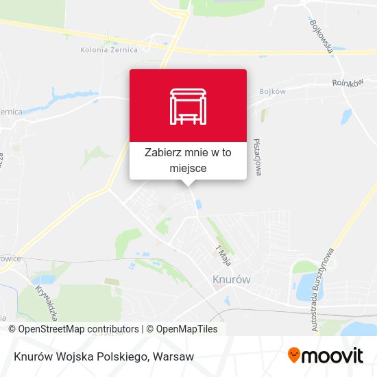 Mapa Knurów Wojska Polskiego