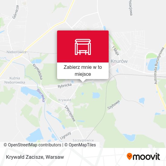 Mapa Krywałd Zacisze