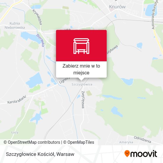 Mapa Szczygłowice Kościół