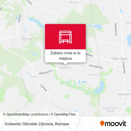 Mapa Goławiec Ośrodek Zdrowia