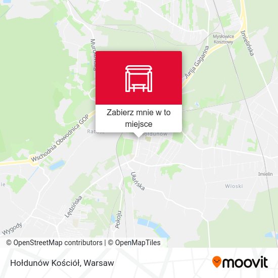 Mapa Hołdunów Kościół