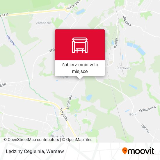 Mapa Lędziny Cegielnia