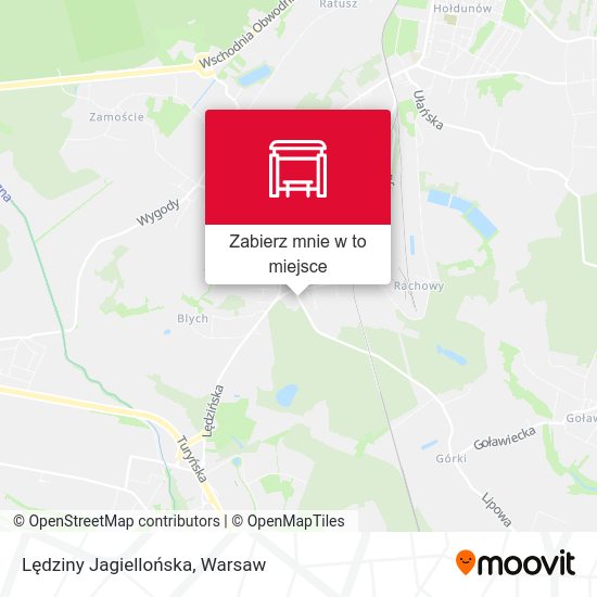 Mapa Lędziny Jagiellońska