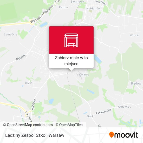 Mapa Lędziny Zespół Szkół