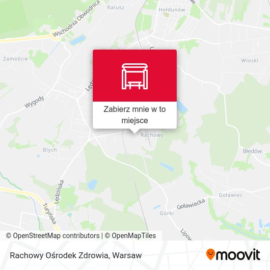 Mapa Rachowy Ośrodek Zdrowia