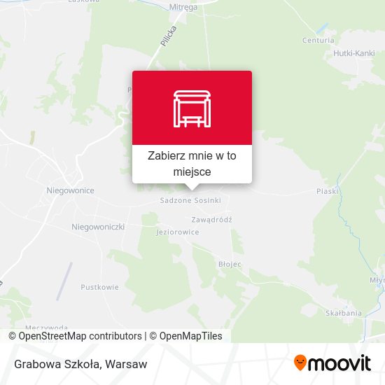 Mapa Grabowa Szkoła