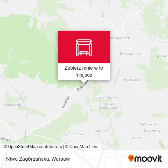 Mapa Niwa Zagórzańska