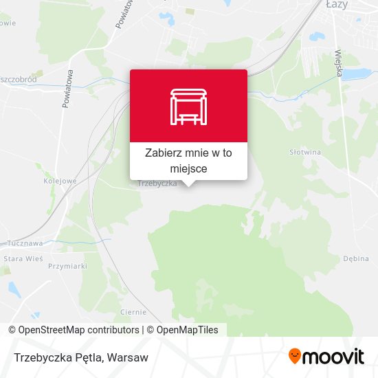 Mapa Trzebyczka Pętla