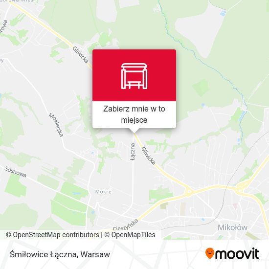 Mapa Śmiłowice Łączna