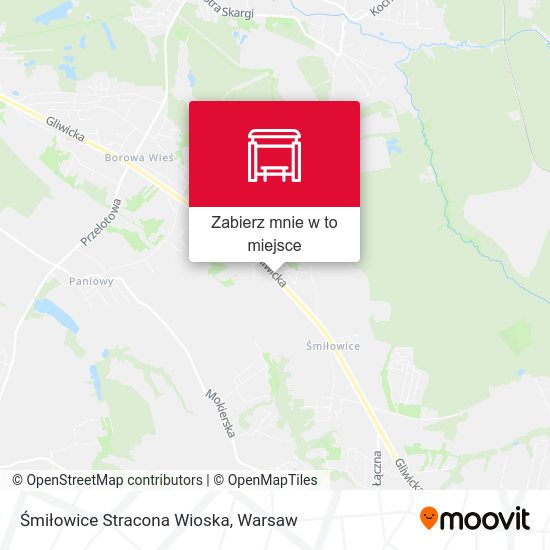 Mapa Śmiłowice Stracona Wioska