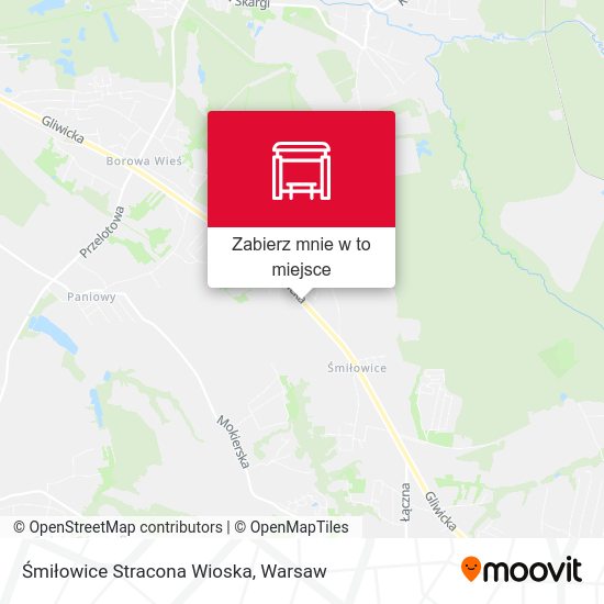 Mapa Śmiłowice Stracona Wioska