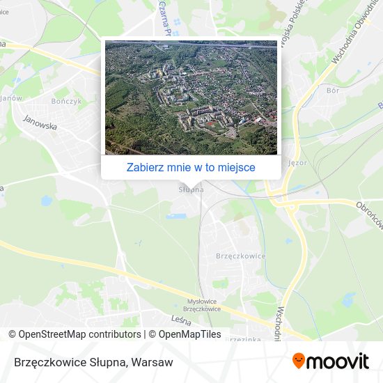 Mapa Brzęczkowice Słupna