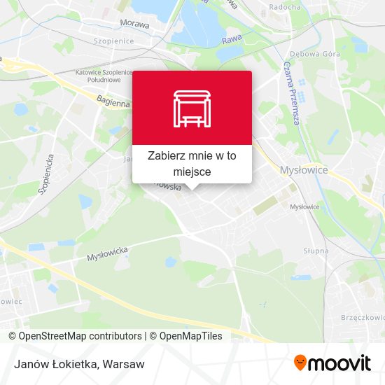 Mapa Janów Łokietka