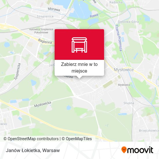 Mapa Janów Łokietka