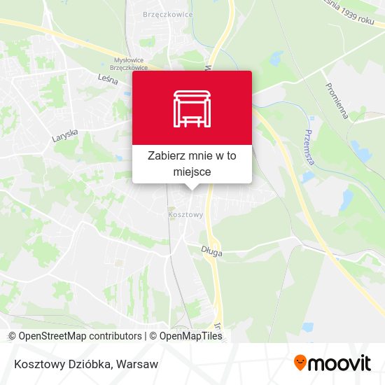 Mapa Kosztowy Dzióbka