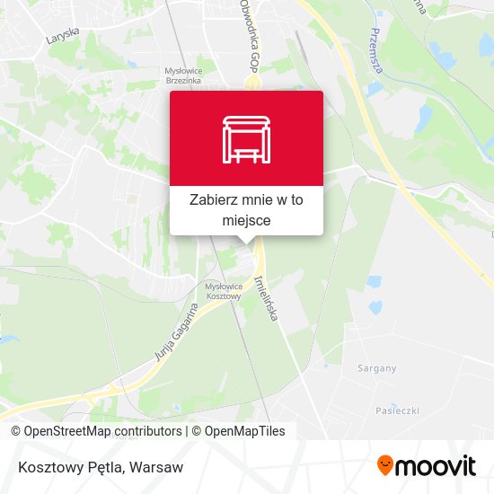 Mapa Kosztowy Pętla