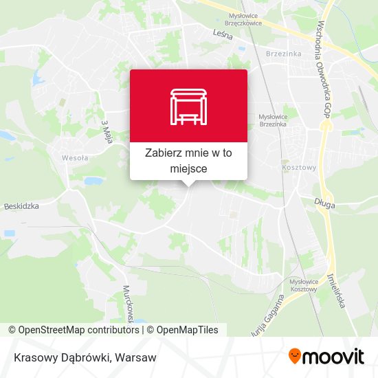 Mapa Krasowy Dąbrówki