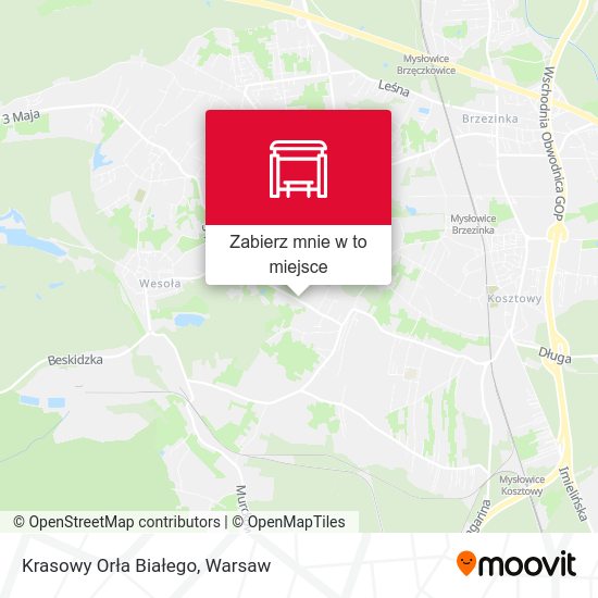 Mapa Krasowy Orła Białego