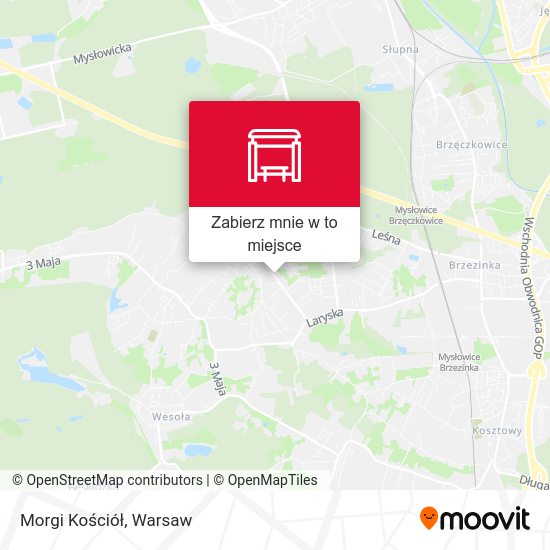 Mapa Morgi Kościół