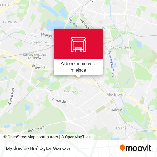 Mapa Mysłowice Bończyka