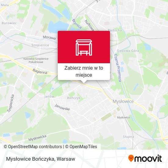 Mapa Mysłowice Bończyka