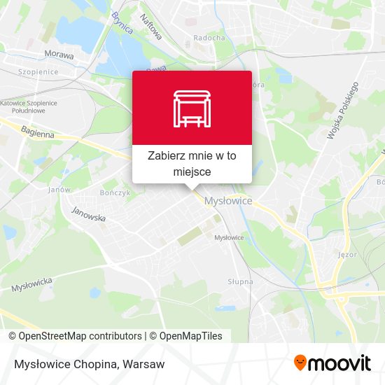 Mapa Mysłowice Chopina