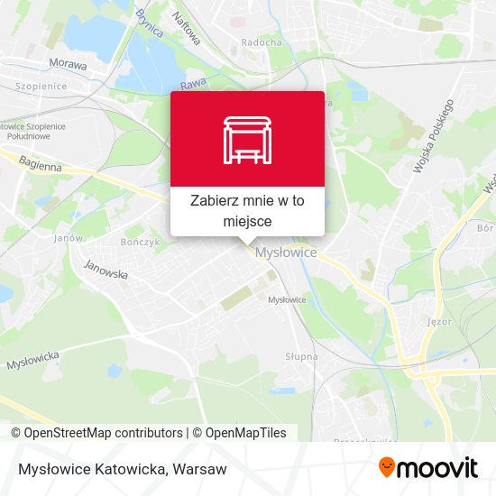 Mapa Mysłowice Katowicka