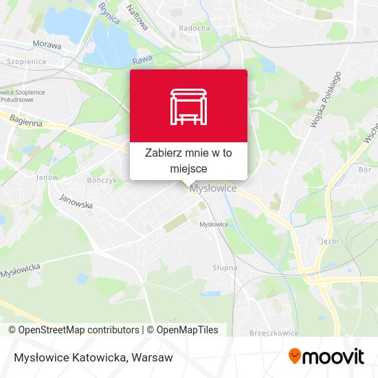 Mapa Mysłowice Katowicka