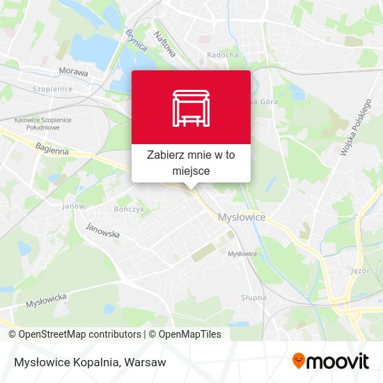 Mapa Mysłowice Kopalnia