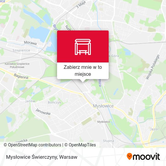 Mapa Mysłowice Świerczyny