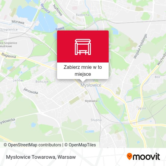 Mapa Mysłowice Towarowa