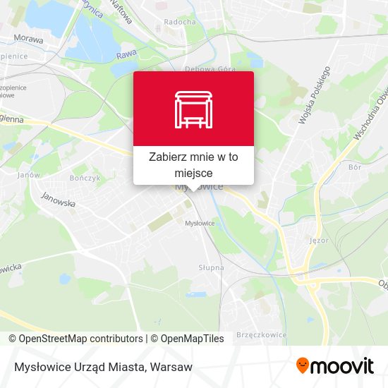 Mapa Mysłowice Urząd Miasta