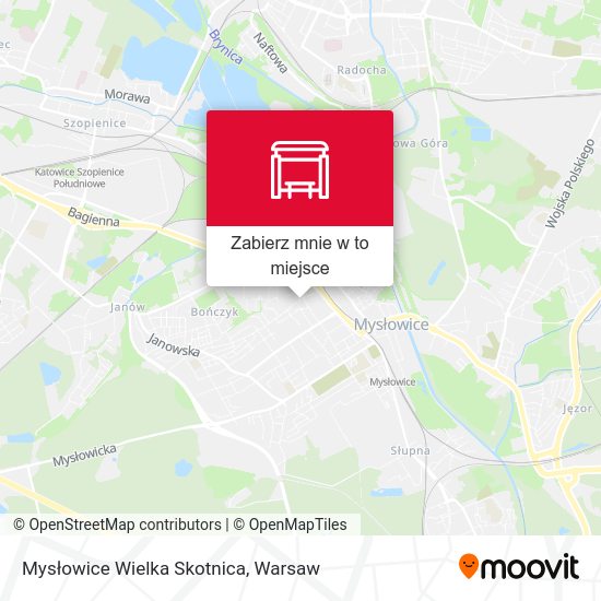 Mapa Mysłowice Wielka Skotnica