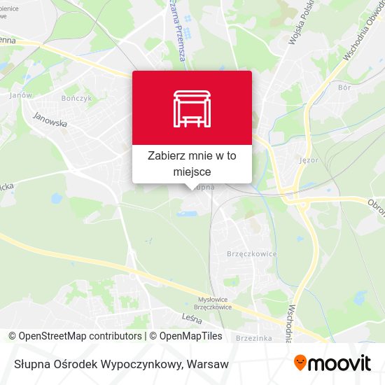 Mapa Słupna Ośrodek Wypoczynkowy