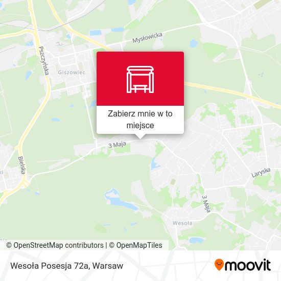 Mapa Wesoła Posesja 72a