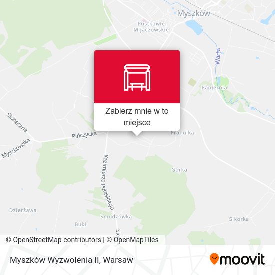 Mapa Myszków Wyzwolenia II