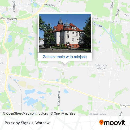 Mapa Brzeziny Śląskie