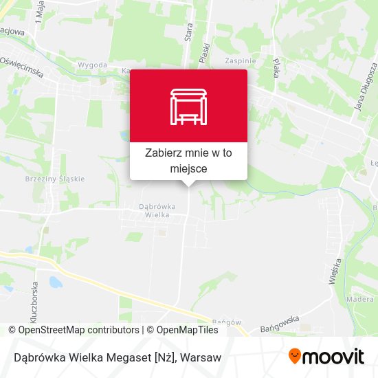 Mapa Dąbrówka Wielka Megaset [Nż]