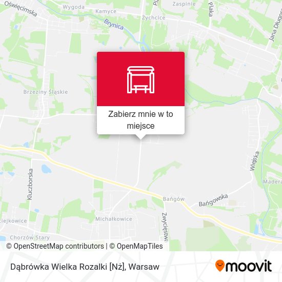 Mapa Dąbrówka Wielka Rozalki [Nż]