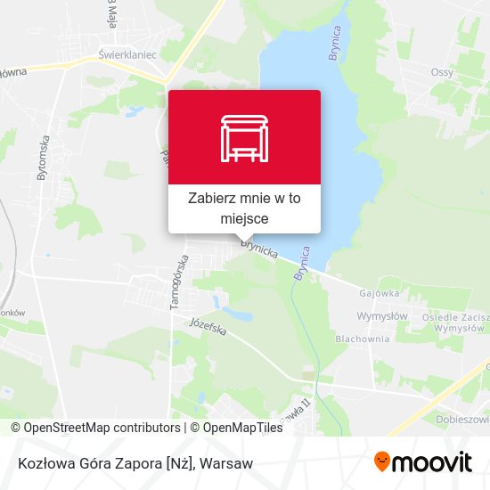 Mapa Kozłowa Góra Zapora [Nż]