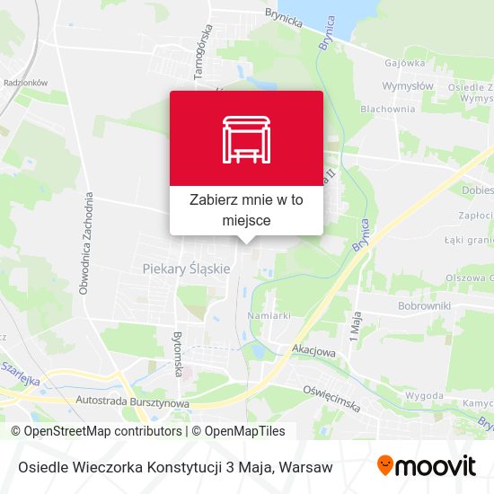 Mapa Osiedle Wieczorka Konstytucji 3 Maja