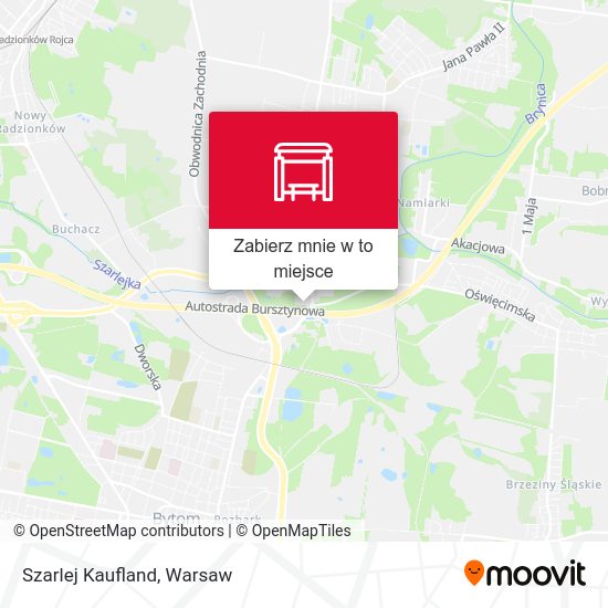 Mapa Szarlej Kaufland