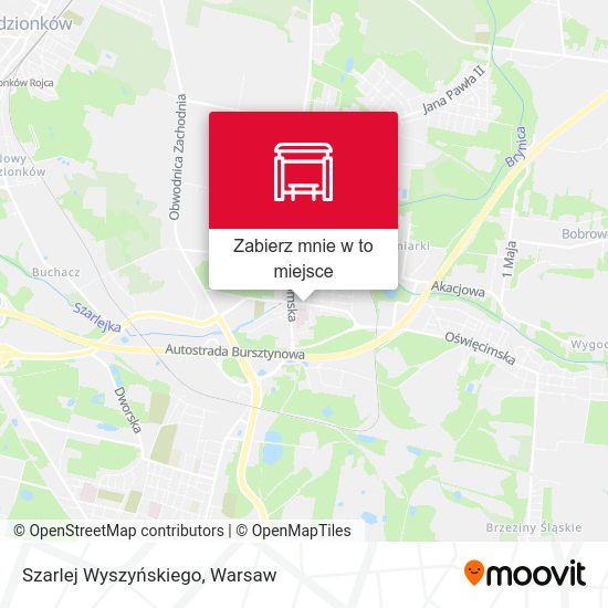 Mapa Szarlej Wyszyńskiego