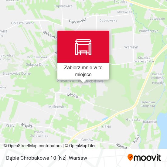 Mapa Dąbie Chrobakowe 10 [Nż]