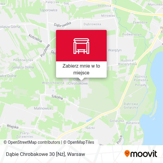 Mapa Dąbie Chrobakowe 30 [Nż]