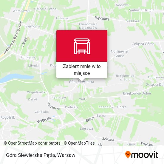 Mapa Góra Siewierska Pętla